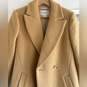 Club Monaco Women's Tan Wool Coat